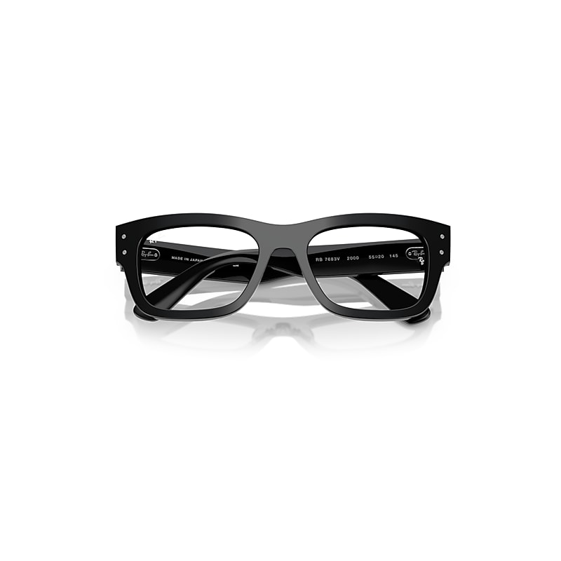 Ray Ban Joseph Optics Eyeglasses Black Frame Demo Lens Lenses Polarized 55-20 In Black