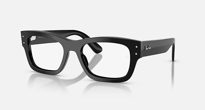 Ray-Ban Eyeglasses Unisex Joseph Optics Prescription - Black Frame Demo Lens Lenses 55-20 Polarized