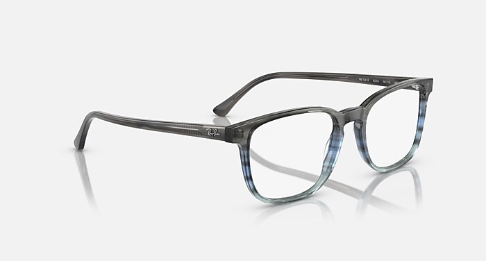 RB5418 OPTICS Eyeglasses with Striped Grey & Blue Frame - RB5418