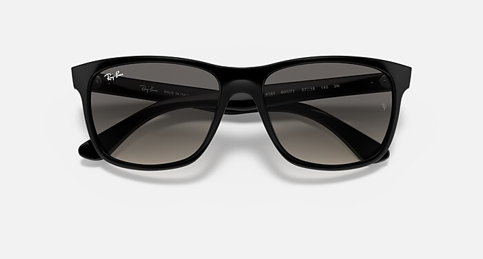 Ray-Ban RB4181 black with grey gradient lens RB4181 Sunglasses in Black and Grey Gradient - RB4181 | Ray-Ban® main image 2