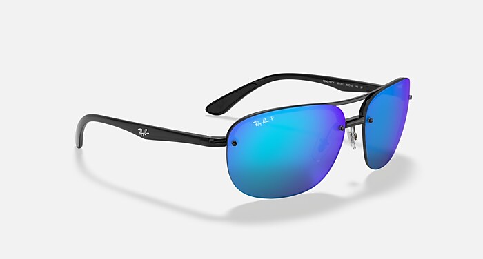 RB4275CH CHROMANCE Sunglasses in Black and Blue - RB4275CH | Ray 