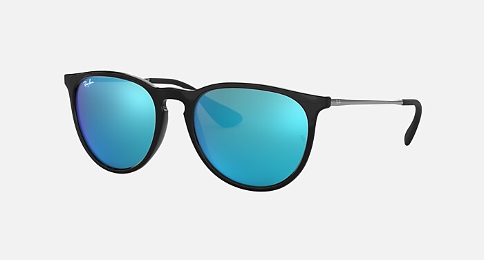 ERIKA COLOR MIX Sunglasses in Black and Blue Mirror - RB4171F
