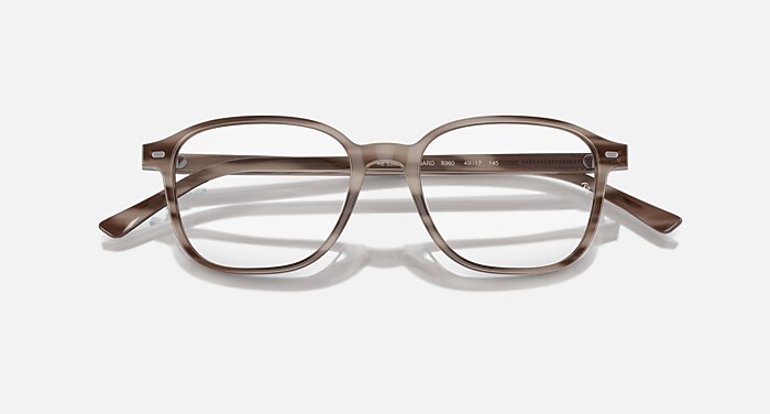 LEONARD OPTICS Eyeglasses with Striped Grey Frame - RB5393 | Ray