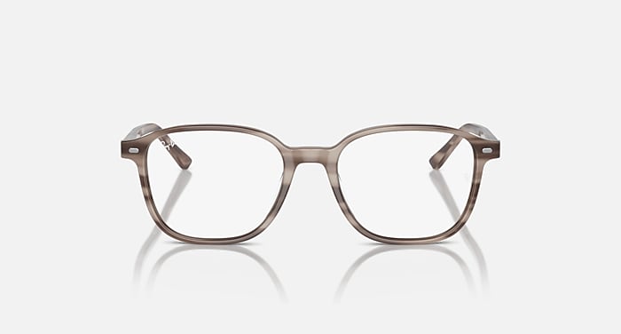 LEONARD OPTICS Eyeglasses with Striped Grey Frame RB5393 Ray