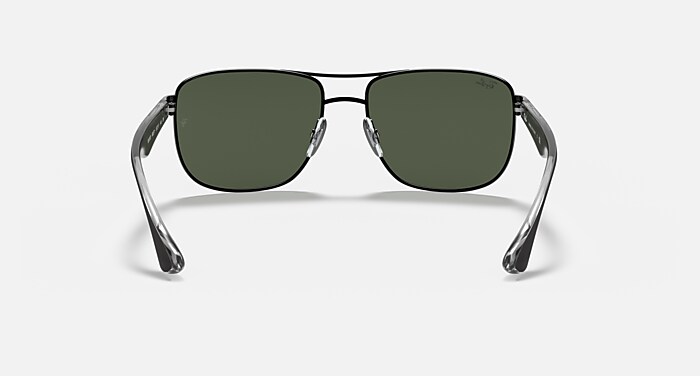 Ray-Ban Sunglasses Man Rb3533 - Black Frame Green Lenses 57-17