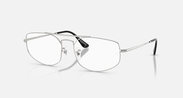 Ray-Ban 0RX6545 EXPLORER V OPTICS 抛光 银色 OPTICAL_Quarter