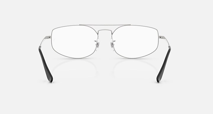 Ray-Ban 0RX6545 EXPLORER V OPTICS 抛光 银色 OPTICAL_Back