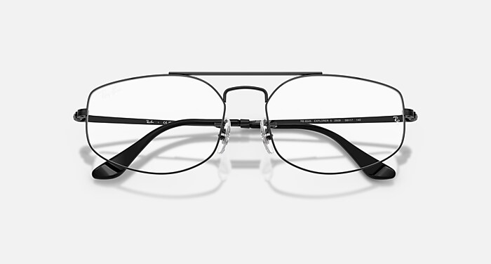 レイバン公式ストア】 Ray-Ban® EXPLORER V OPTICS メガネ | ブラック