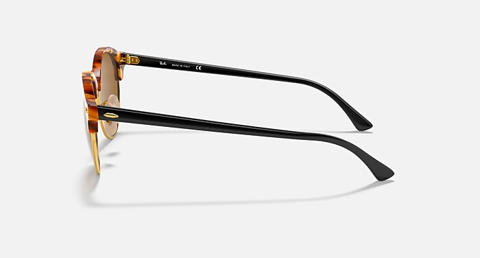 Ray-Ban Sunglasses Unisex Clubround Classic - Brown Havana Frame Brown Lenses 51-19