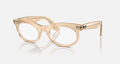 WAYFARER OVAL OPTICS CHANGE Eyeglasses with Photo Waves Purple