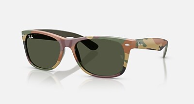 NEW WAYFARER CLASSIC Sunglasses in Tortoise and G-15 Green 
