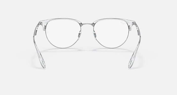 Ray-Ban Eyeglasses Unisex Rb6396 Optics Prescription - Gold Frame Clear Lenses Polarized 53-19