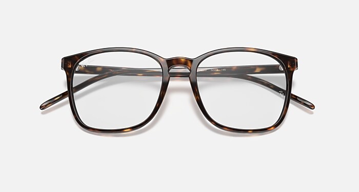 Ray-Ban Eyeglasses Rb5387 Optics Striped Blue Frame Clear Lenses