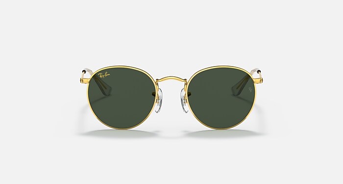 小物 RayBan round sunglasses unisex brown JACK TITANIUM Sunglasses in Gold and Brown - RB8165 | Ray