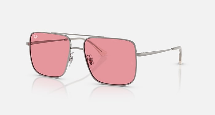 Ray Ban Lunette De Soleil Rose Homme Ray-Ban RB3565 Jack Rose Gold