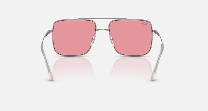 Ray-Ban Sunglasses Unisex Ari Bio-based - Pale Gold Frame Green Lenses 56-16