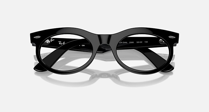 Ray-Ban 0RX2242V WAYFARER OVAL OPTICS Polished Black OPTICAL_Closed Front