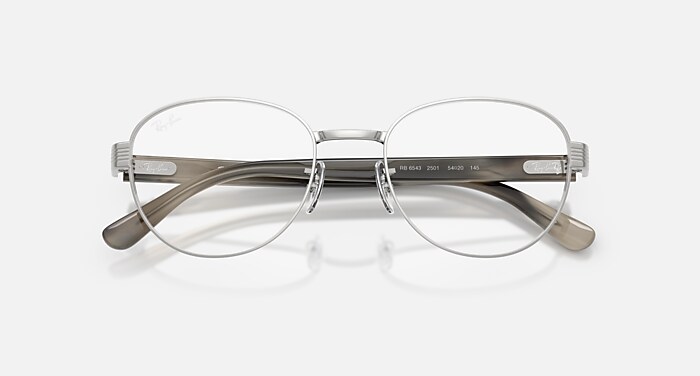 RB6543 OPTICS Eyeglasses with Silver Frame - RB6543 | Ray-Ban® US