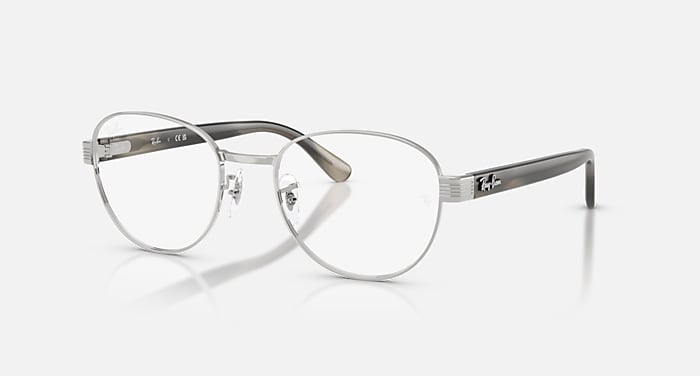 Ray-Ban Eyeglasses Unisex Rb6543 Optics Prescription - Havana Grey Frame Clear Lenses 54-20 Polarized