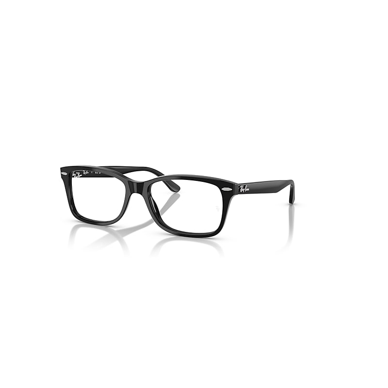 Ray Ban Rb5428 Optics  Schwarz Fassung Klar Glas Polarisiert 53-17 In Schwarz
