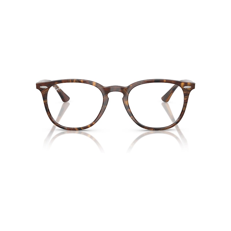 Ray Ban Rb7159 Optics  Transparent Fantasy Braun/gelb Fassung Klar Glas Polarisiert 50-20 In Transparent Fantasy Brown&#47yellow
