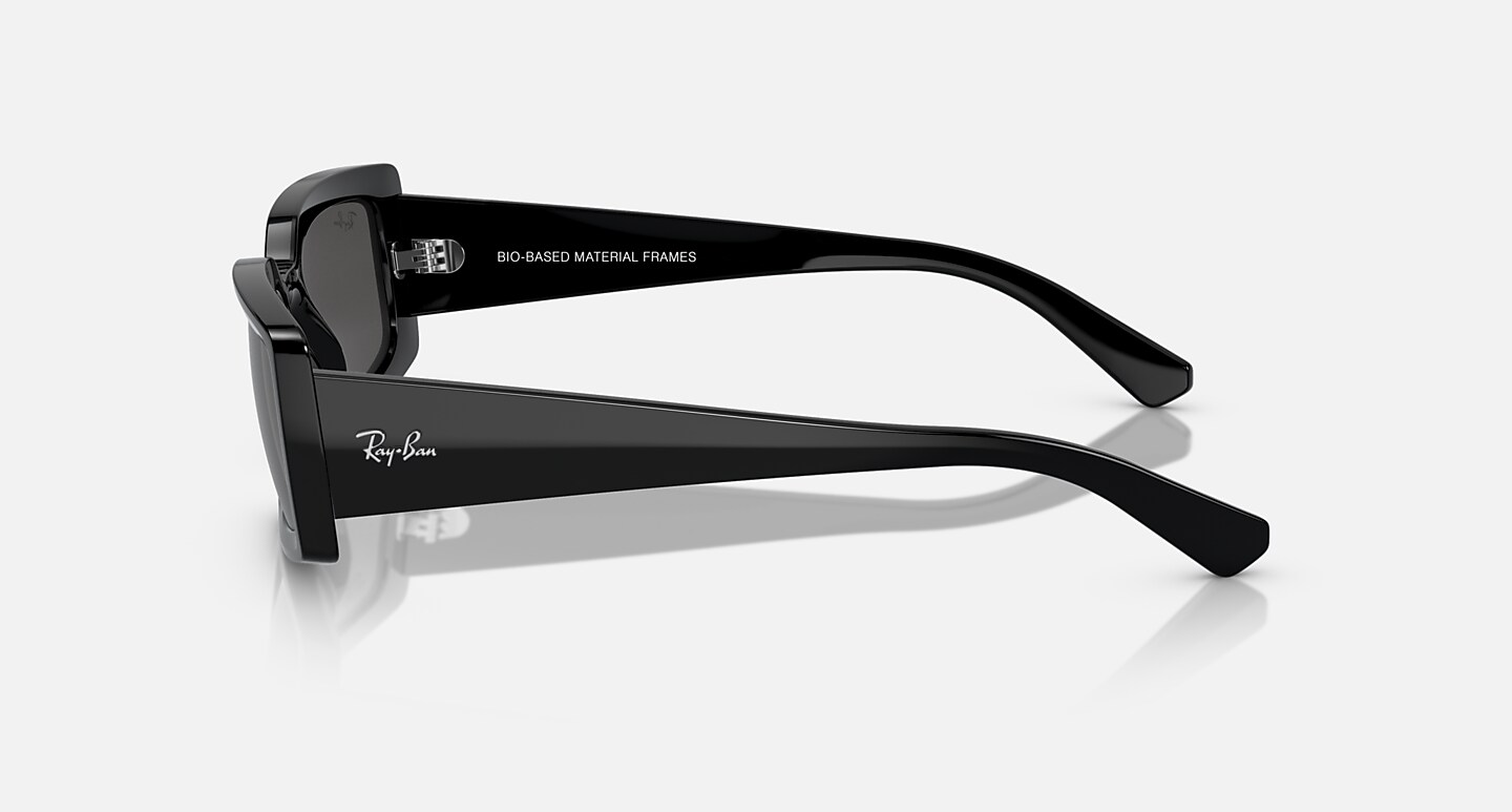 Ray-Ban Sunglasses Kiliane Bio-based Black Frame Grey Lenses