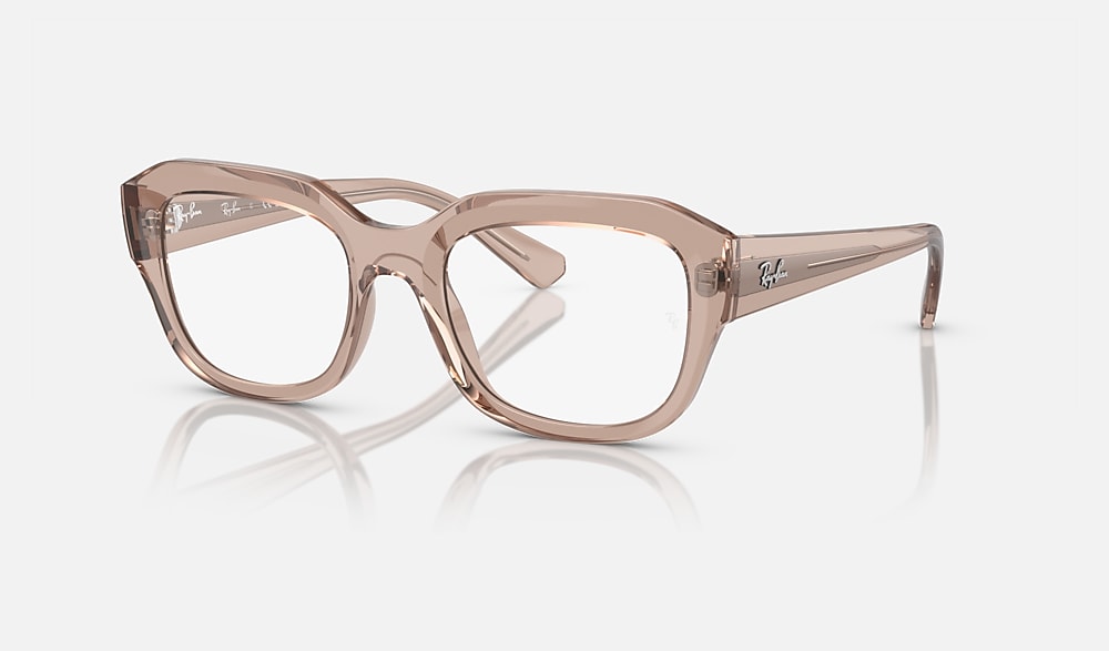LEONID OPTICS BIO-BASED Eyeglasses with Transparent Light Brown