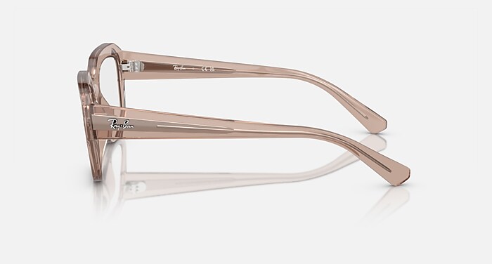 LEONID OPTICS BIO-BASED Eyeglasses with Transparent Light Brown