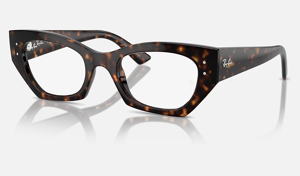ZENA OPTICS BIO-BASED Eyeglasses with Havana Frame - RB7330 | Ray