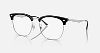 RayBan 黑色搭银色; 银色 null