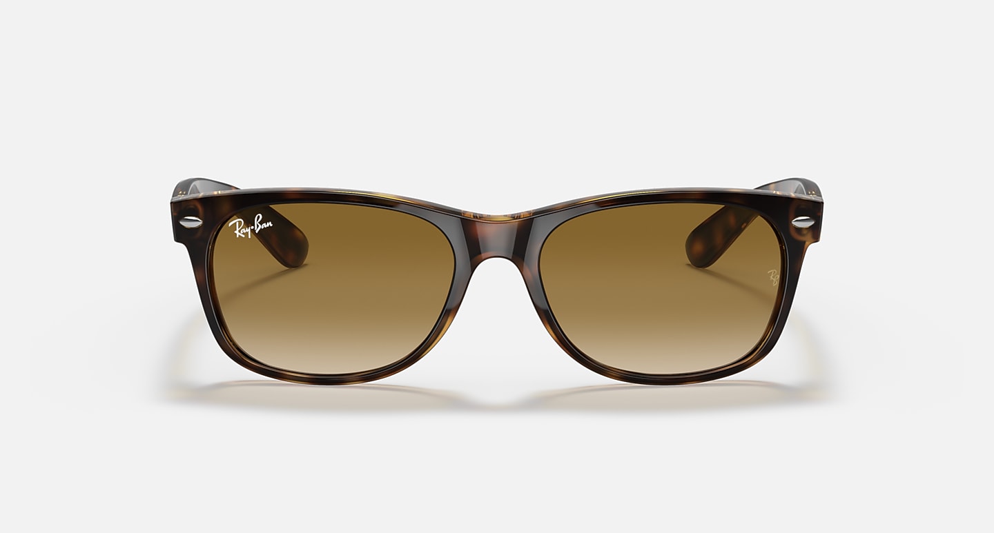 Ray-Ban Sunglasses Unisex New Wayfarer Classic - Light Havana Frame Brown Lenses 52-18