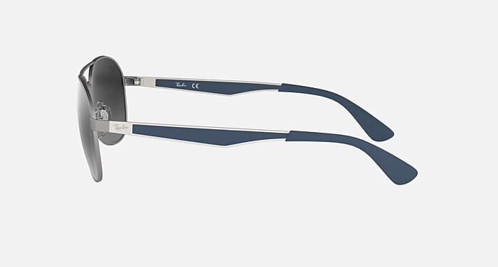 RB3549 Sunglasses in Gunmetal and Mirror Gradient Grey