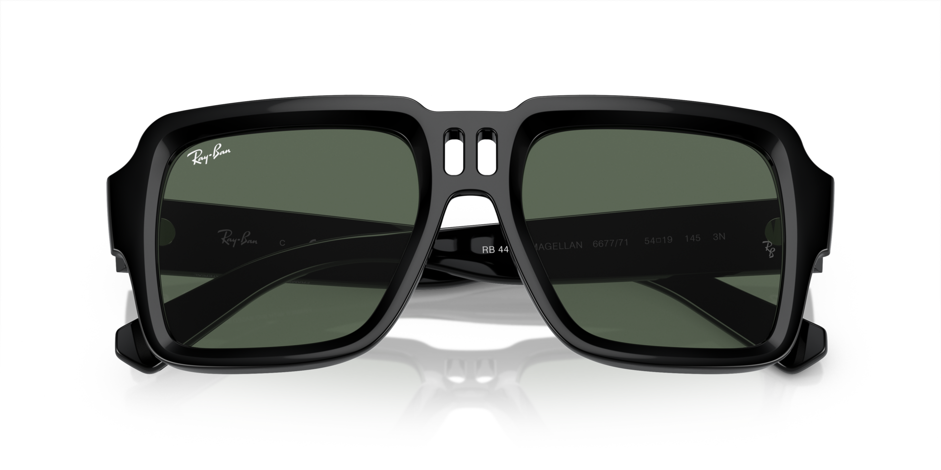 Ray-Ban Unisex Magellan Sunglasses, Mirror-With Case Ray-Ban Magellan RB4408 - Flight Sunglasses main image 2