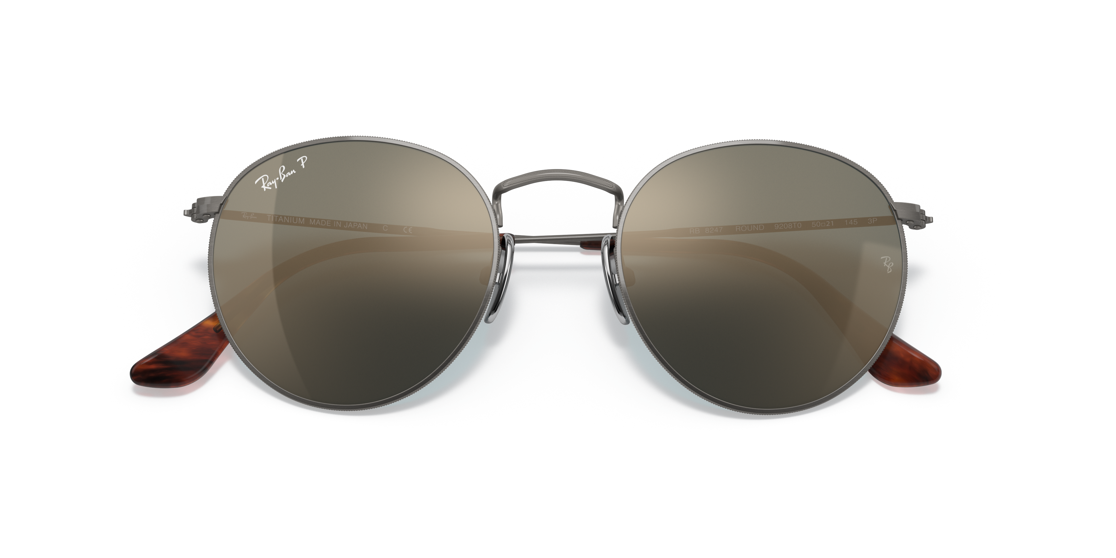 美品・レイバン サングラス TITANIUM レイバン公式ストア】 Ray-Ban® ROUND TITANIUM サングラス