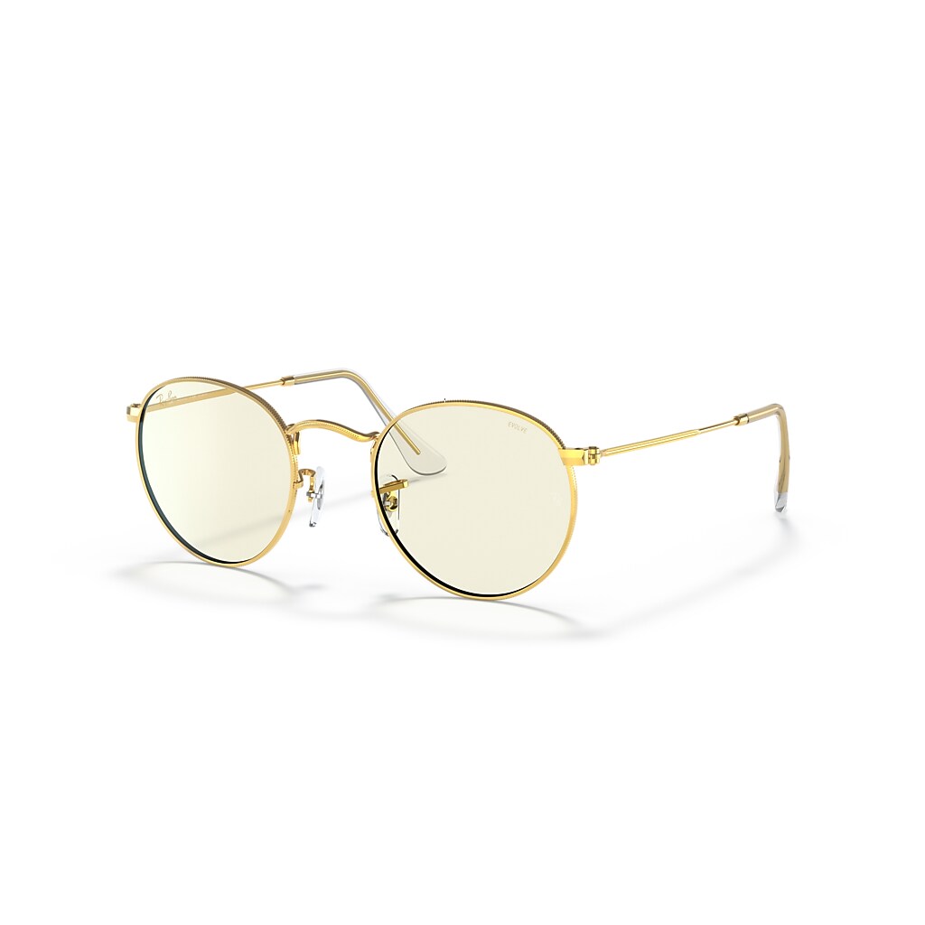 ROUND BLUE-VIOLET LIGHT CLEAR EVOLVE - Everglasses - RB3447 | Ray-Ban®