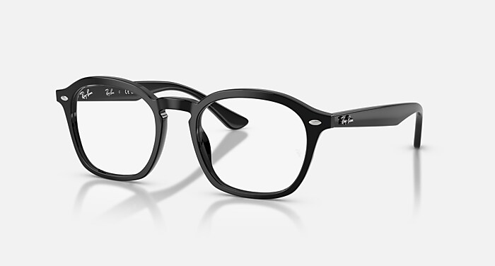 STEVE OPTICS Eyeglasses with Black On Transparent Frame - RB4487V