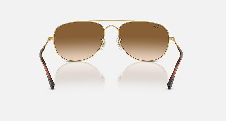 Ray-Ban Sunglasses Bain Bridge Gold Frame Brown Lenses