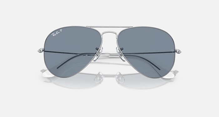 Original Classic Ray-Ban Aviators Ray Ban Aviator Classic | Gold | Green Polar - High Country  main image 4