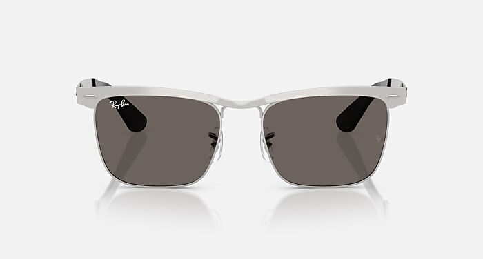 Ray-Ban Sunglasses Unisex Wayfarer Deluxe - Sandblasted Gunmetal Frame Blue Lenses 53-18