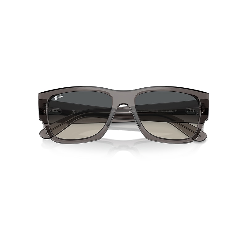 Ray-Ban Carlos Sunglasses Opal Dark Grey Frame Grey Lenses 56-18
