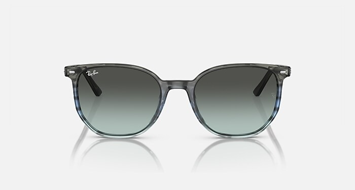 ELLIOT Sunglasses in Striped Grey & Blue and Blue & Black