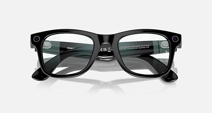 RAY-BAN META WAYFARER Sunglasses in Black and Clear Ray-Ban® US