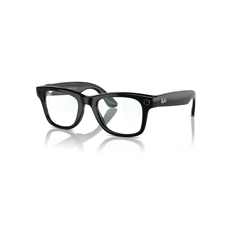 Ray-Ban Meta AI Glasses Black Frame Clear Lenses