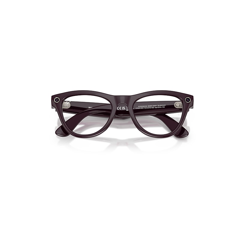Ray Ban Meta Ai Glasses Mystic Violet Frame Violet Lenses In Purple