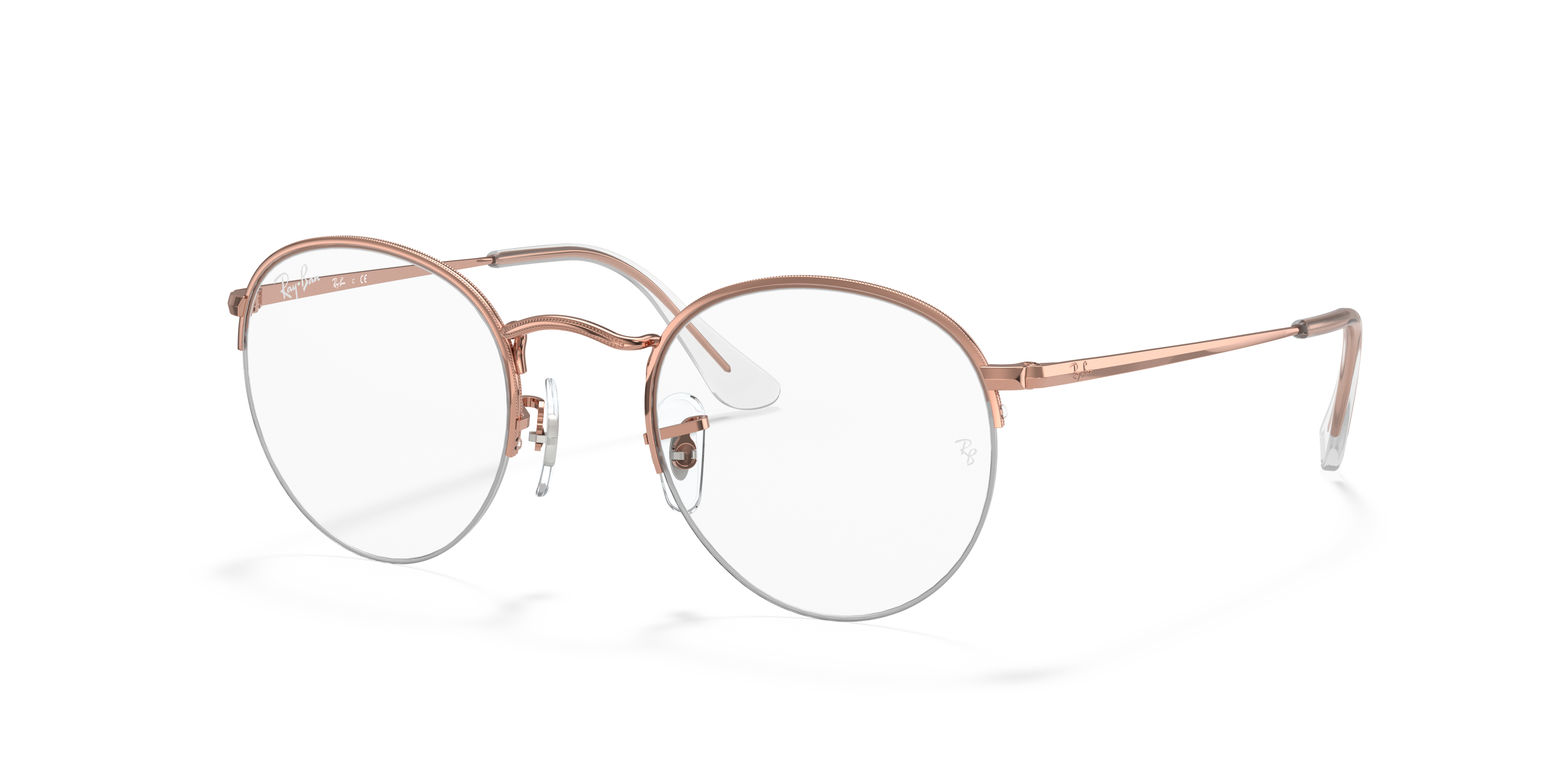 ROUND GAZE Eyeglasses with Rose Gold Frame - RB3947V | Ray-Ban® US