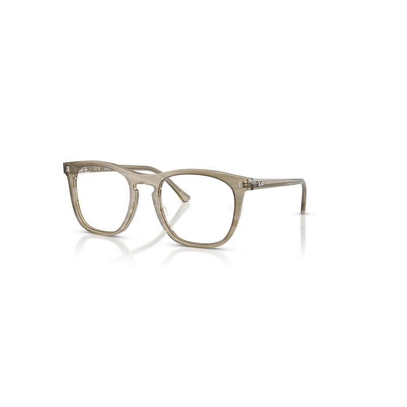 Ray Ban Rb2210v Optics Change  Grau Gestreift Selbsttönend Fassung Klar Glas Polarisiert 53-21