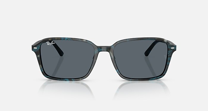 RAIMOND Sunglasses in Transparent Fantasy Blue & Grey and Blue