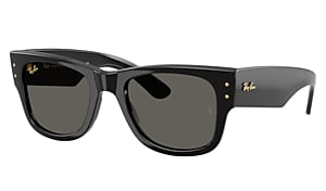 Ray-Ban Sunglasses Unisex Ultra Wrap 003 Next Generation Collection - Blue Frame Black Lenses 86-20