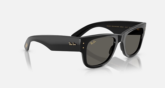MEGA WAYFARER BLACKED OUT COLLECTION Sunglasses in Black and Ultra