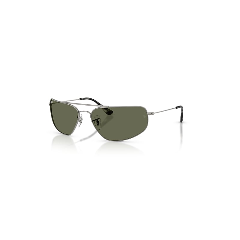 Ray-Ban Sunglasses   - Gunmetal Frame Green Lenses Polarized 63-16, RB3780